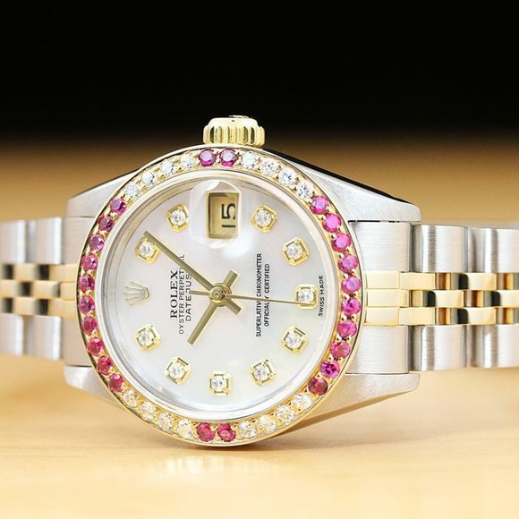 Rolex Accessories - Sale! Rolex Datejust Ruby Diamond Ladies Watch